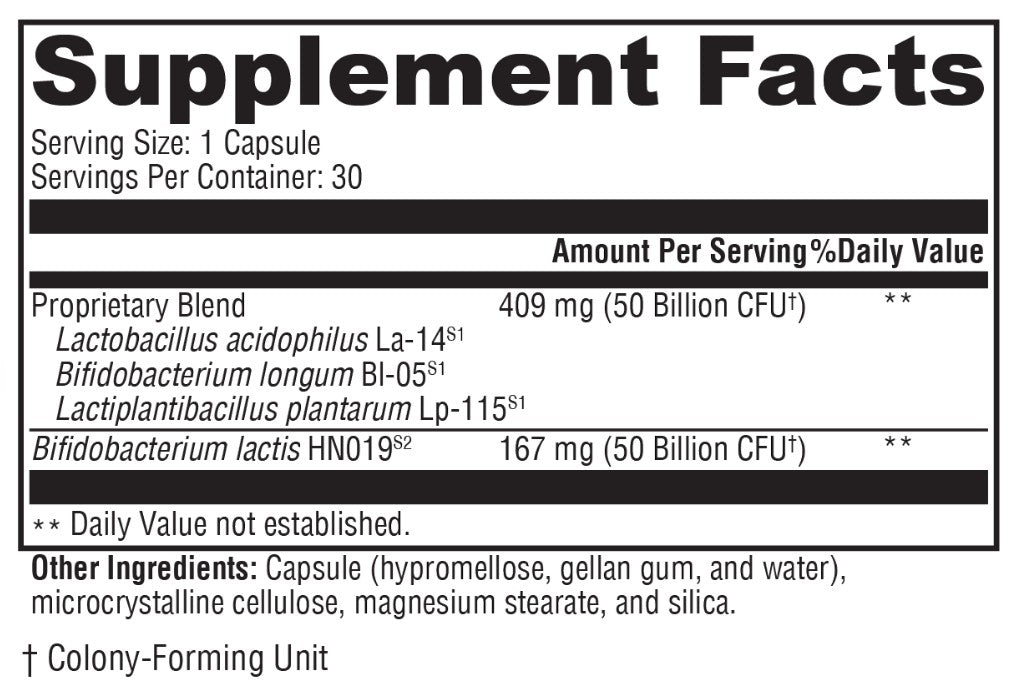 Probiotic 100 Billion