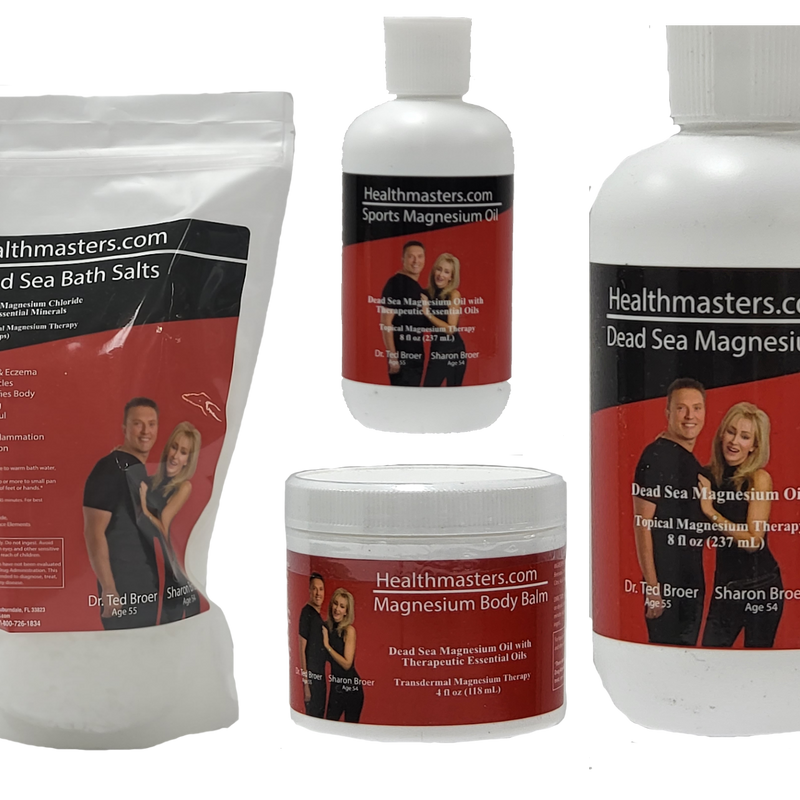 Magnesium Topical 4-Pack Kit