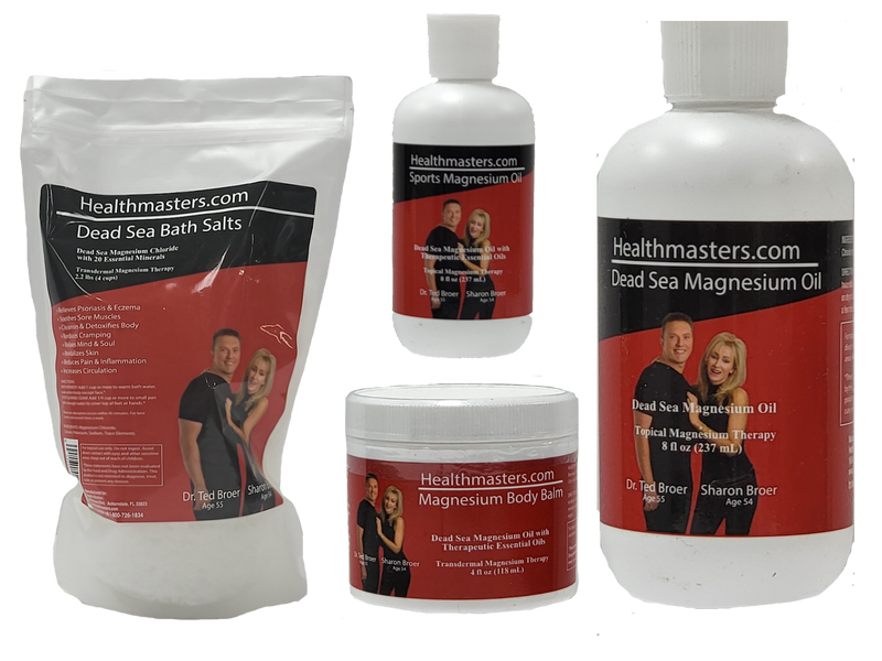 Magnesium Topical 4-Pack Kit