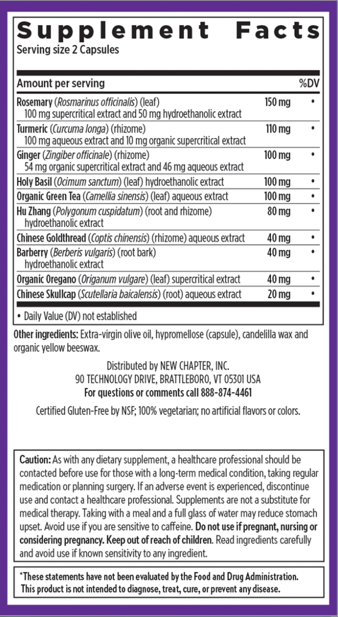 Zyflamend Healthy Inflammation Response Extra Strength