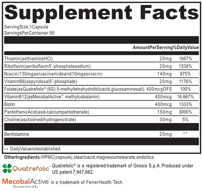 B Complex - Over 15% Off!