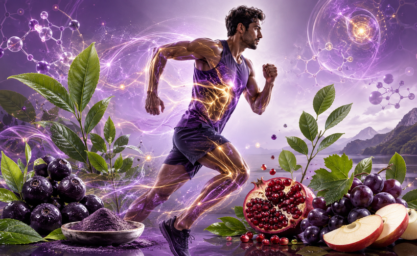 Plant-Based Energy and Exercise Metabolism: New Research on Green Tea Extract, Low-Dose Caffeine, and Purple Powder Açaí Energy