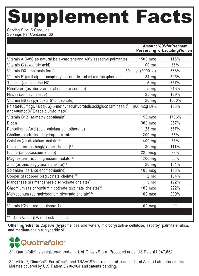 Ultimate Prenatal Vitamin (New Formula)