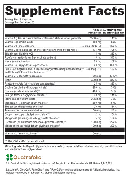 Ultimate Prenatal Vitamin (New Formula)