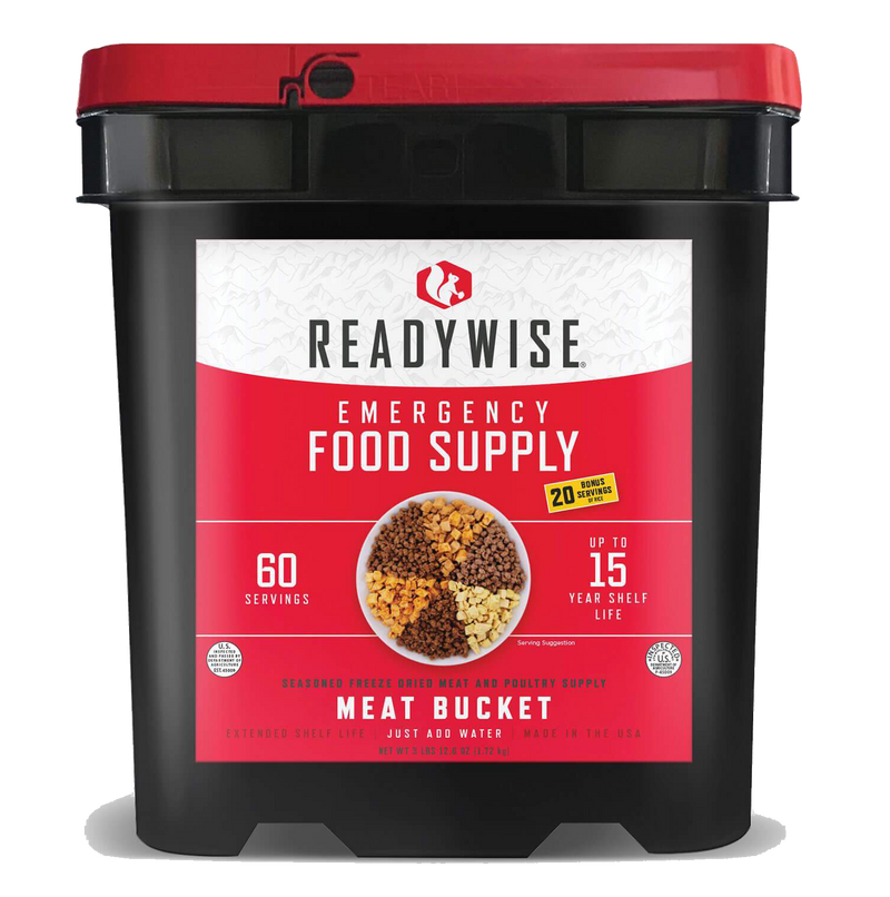 FOOD BUCKET (60 serving Meat Supply)