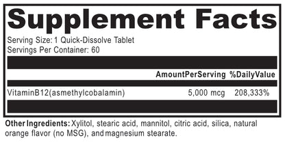 Sublingual B12 (Methylcobalamin)