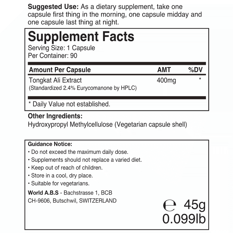Tongkat Ali Extract 1:200