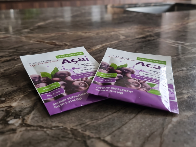 2 Purple Stick Packets
