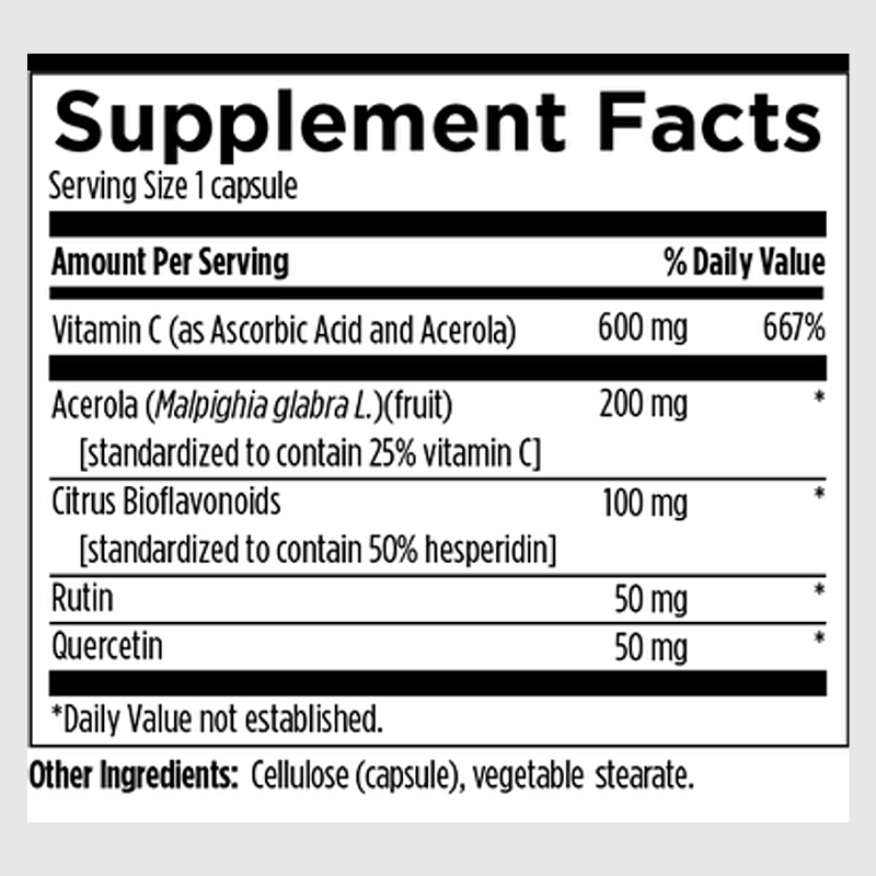 Vitamin C caps w/ Antioxidants