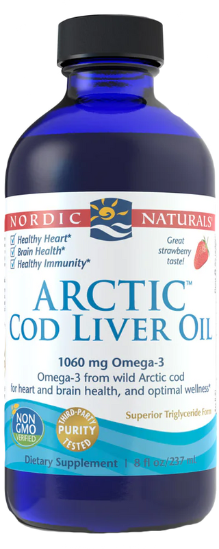 Cod Liver Oil 8oz (Strawberry)