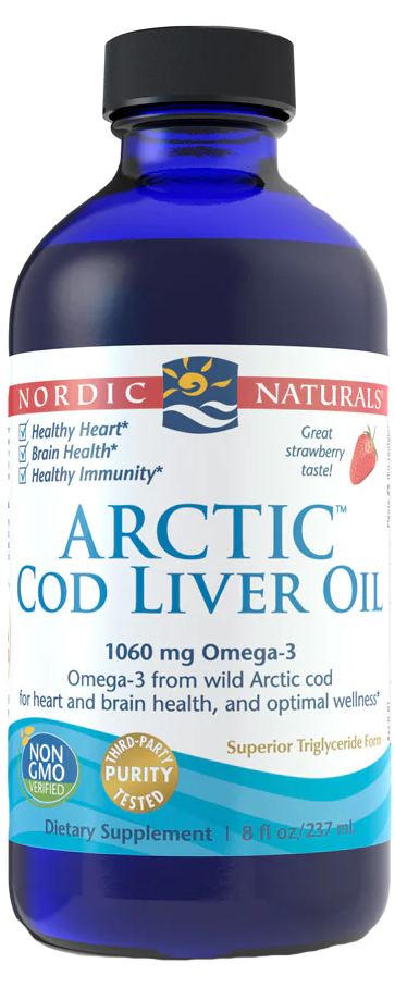 Cod Liver Oil 8oz (Strawberry)