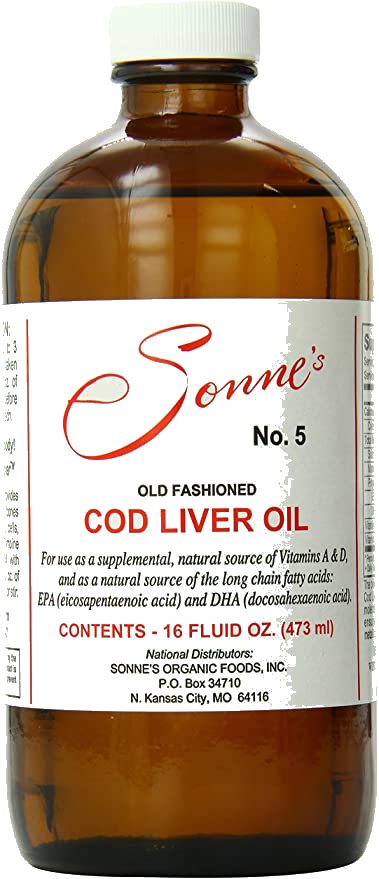Cod Liver Oil Old Fashioned - Liquid 16 oz.