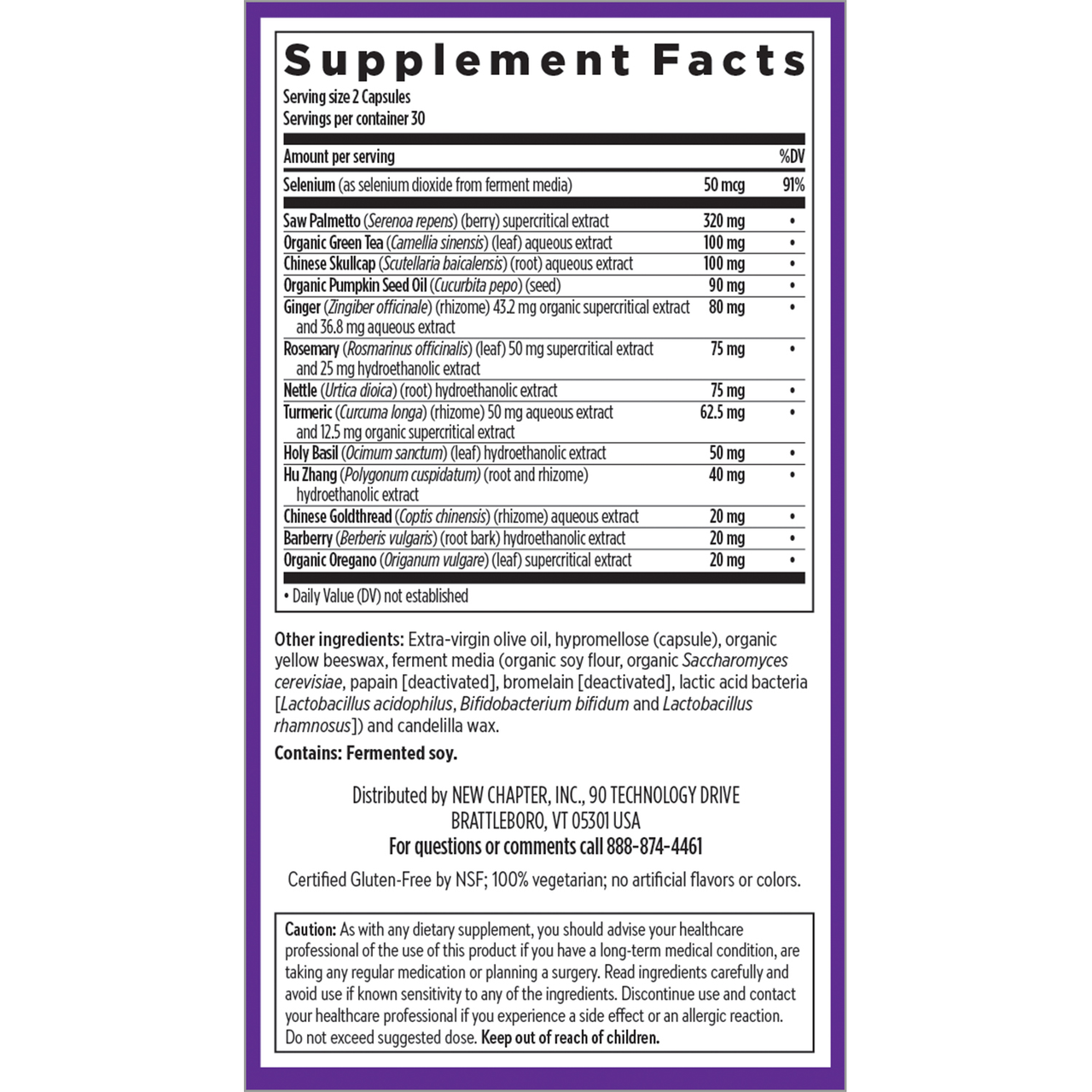 Prostate Extreme Support (Zyflamend Prostate)