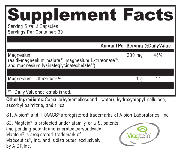 Magnesium Brain Food Capsules