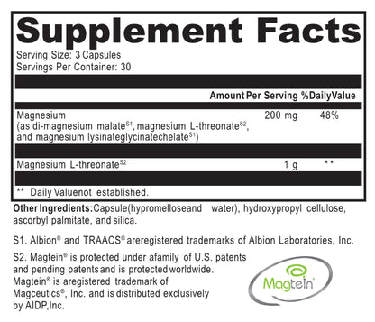 Magnesium Brain Food Capsules